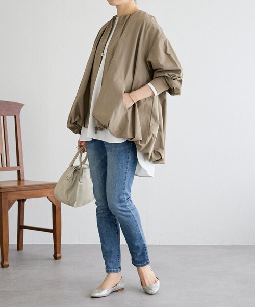 BEARDSLEY（ビアズリー）の「ソデパフバルーンブルゾン（ブルゾン・レディース・モカ/ブラック・FREE）」の11枚目の写真