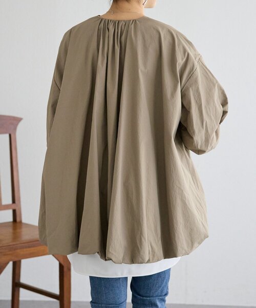 BEARDSLEY（ビアズリー）の「ソデパフバルーンブルゾン（ブルゾン・レディース・モカ/ブラック・FREE）」の14枚目の写真