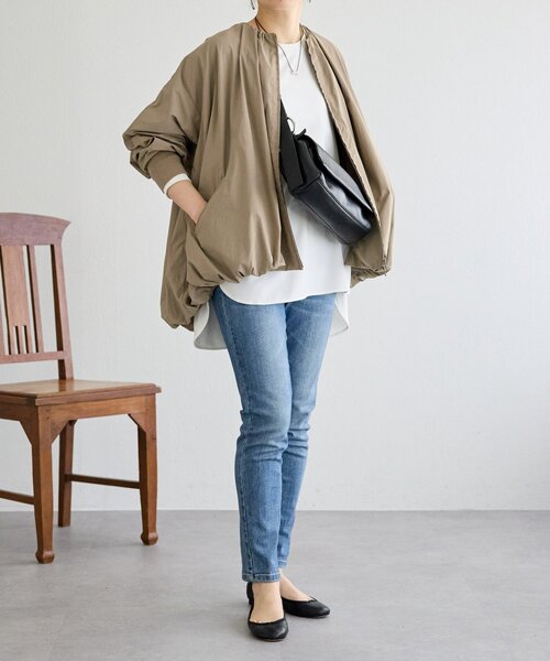 BEARDSLEY（ビアズリー）の「ソデパフバルーンブルゾン（ブルゾン・レディース・モカ/ブラック・FREE）」の15枚目の写真