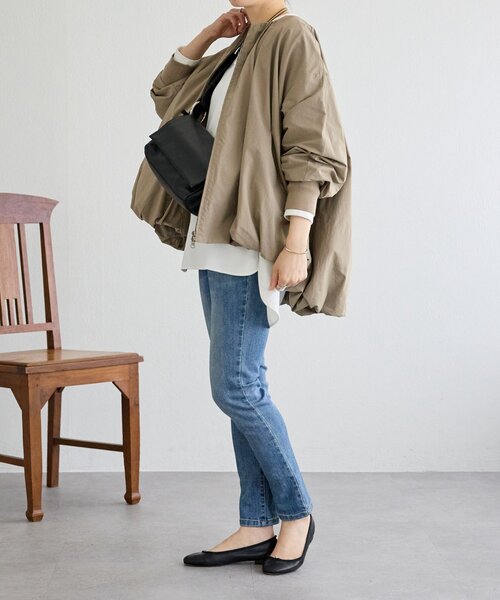 BEARDSLEY（ビアズリー）の「ソデパフバルーンブルゾン（ブルゾン・レディース・モカ/ブラック・FREE）」の16枚目の写真