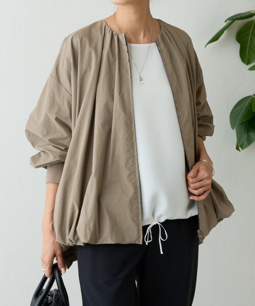 BEARDSLEY（ビアズリー）の「ソデパフバルーンブルゾン（ブルゾン・レディース・モカ/ブラック・FREE）」の18枚目の写真