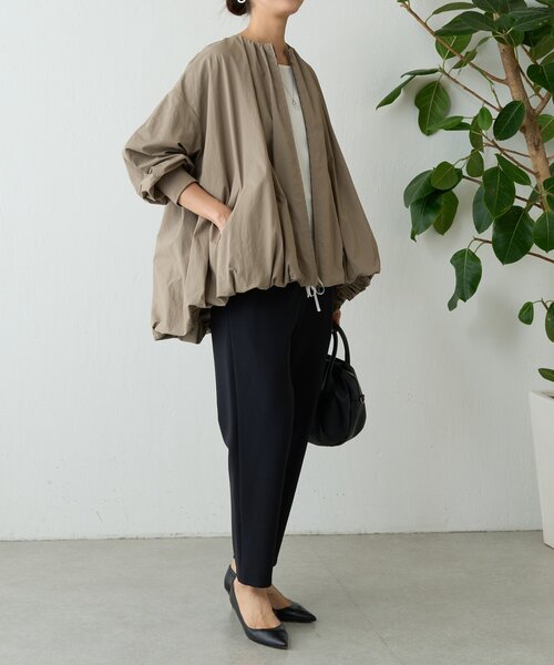 BEARDSLEY（ビアズリー）の「ソデパフバルーンブルゾン（ブルゾン・レディース・モカ/ブラック・FREE）」の20枚目の写真