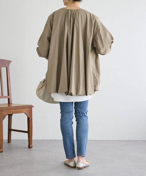 BEARDSLEY　ビアズリー　タフタ　バルーンブルゾン ブラック BEARDSLEY（ビアズリー）の「タフタバルーンブルゾン（ブルゾン）」 - WEAR