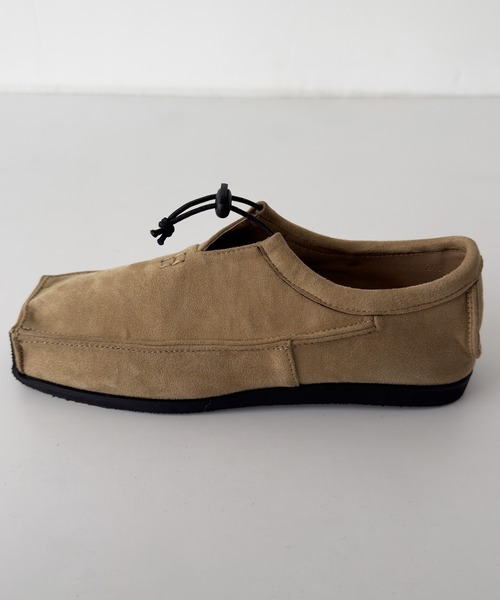 CANAL JEAN（キャナルジーン）の「diggity　スクエアトゥモカシン（モカシン/デッキシューズ・レディース・ベージュ/ブラック・24.5/24/23.5）」の12枚目の写真