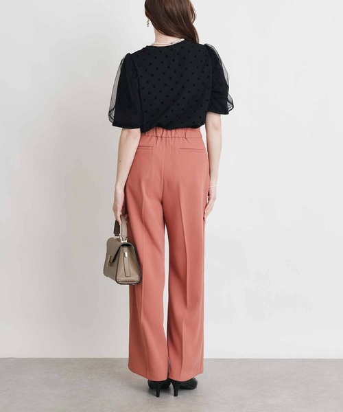 PICCIN PERLA(ピッチンペルラ)の「チュール重ねドットカットソー(Tシャツ/カットソー・レディース・ブラック・M)」の7枚目の写真