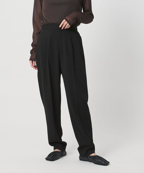 MARW UNITED ARROWS(マルゥ ユナイテッドアローズ)の「<MARW UNITED ARROWS>ジョーゼット テーパード パンツ 撥水・UVカット(その他パンツ・レディース・ブラック/ナチュラル/ホワイト・34/36/38)」の3枚目の写真