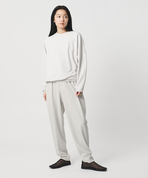 MARW UNITED ARROWS(マルゥ ユナイテッドアローズ)の「<MARW UNITED ARROWS>ジョーゼット テーパード パンツ 撥水・UVカット(その他パンツ・レディース・ブラック/ナチュラル/ホワイト・34/36/38)」の12枚目の写真