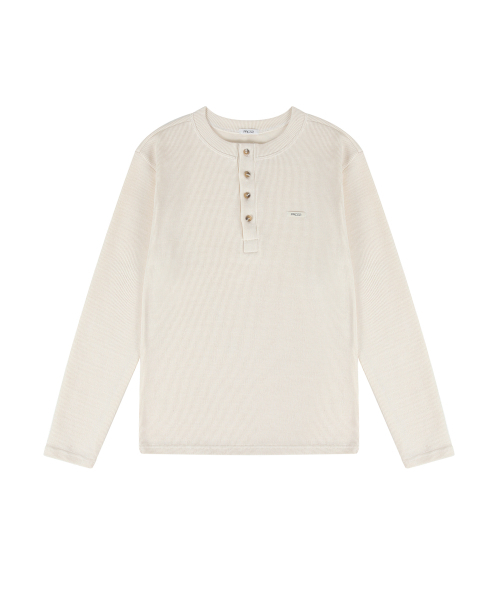 PROCESS(プロセス)の「Waffle Henley - Cream(Tシャツ/カットソー・メンズ・Cream・FREE)」の7枚目の写真