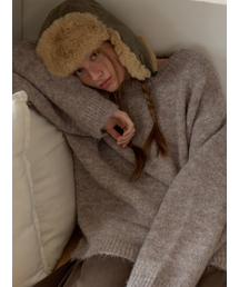 Vert overfit knit (cappuccino)