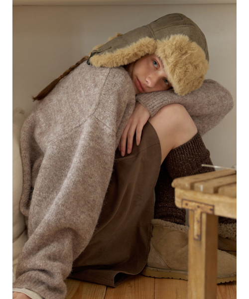 THEMITTEN(ザ・ミトン)の「Vert overfit knit (cappuccino)(ニット/セーター・レディース・その他・FREE)」の6枚目の写真
