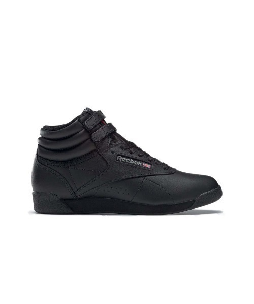 Reebok(リーボック)の「Reebok FS Hi(リーボック フリースタイル ハイ)(スニーカー・レディース・ブラック/ホワイト・23cm/25cm/24.5cm/23.5cm/24cm)」の1枚目の写真