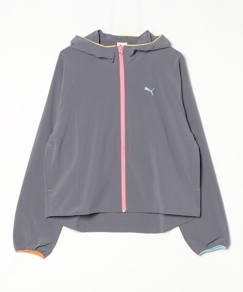 PUMA（プーマ）の「プーマ PUMA ストレッチウーブン JKT（パーカー・レディース・ブラック/ホワイト/チャコールグレー・M/L）」の3枚目の写真