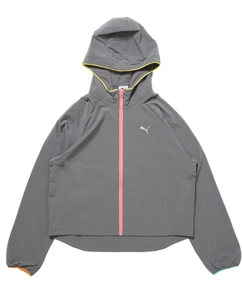 PUMA（プーマ）の「プーマ PUMA ストレッチウーブン JKT（パーカー・レディース・ブラック/ホワイト/チャコールグレー・M/L）」の15枚目の写真