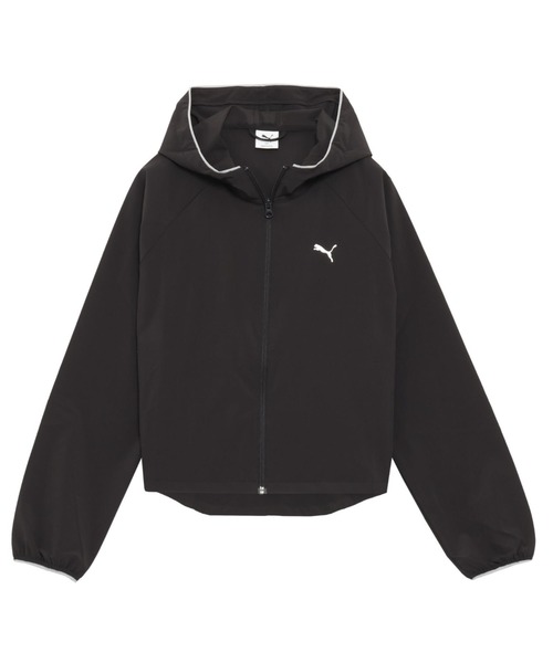 PUMA（プーマ）の「プーマ PUMA ストレッチウーブン JKT（パーカー・レディース・ブラック/ホワイト/チャコールグレー・M/L）」の19枚目の写真