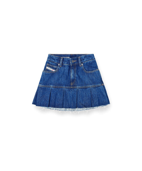 DIESEL（ディーゼル）の「ウィメンズ デニムスカート DE-REEN（デニムスカート・レディース・ダークインディゴブルー・24inch/25inch/26inch/27inch）」の5枚目の写真