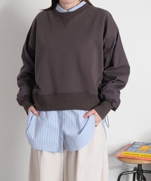 布帛切り替えソデギャザープルオーバー