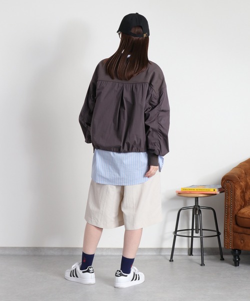 cepo(セポ)の「布帛切り替えソデギャザープルオーバー(Tシャツ/カットソー・レディース・オフホワイト/チャコール/イエロー・M)」の18枚目の写真