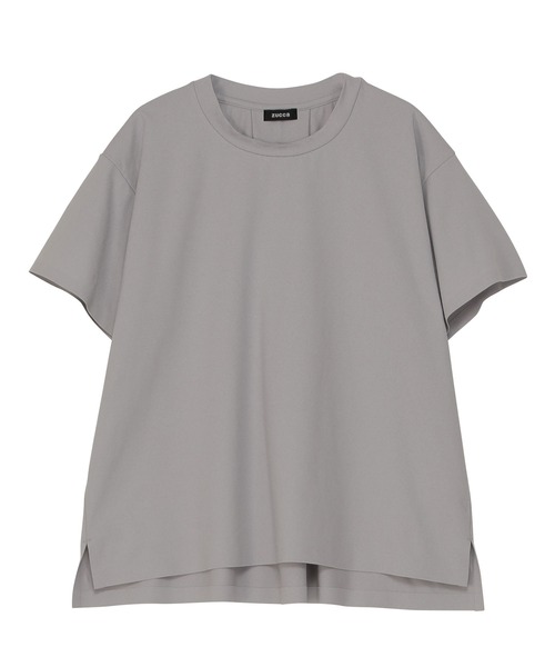 ZUCCa(ズッカ)の「FUNCTIONAL JERSEY / S(Tシャツ/カットソー・レディース・ライトグレー/ブラック/カーキ・M size)」の2枚目の写真
