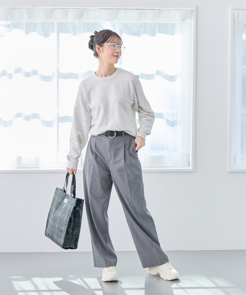 ROOTOTE(ルートート)の「ROOTOTE ルートート EU.アーキャトル.ラミネート-T(トートバッグ・レディース・レッド/ブラウン/ベージュ・FREE)」の4枚目の写真