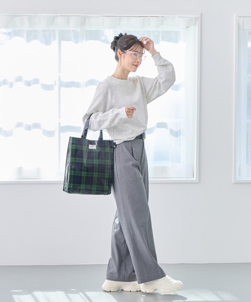 ROOTOTE(ルートート)の「ROOTOTE ルートート EU.アーキャトル.ラミネート-T(トートバッグ・レディース・レッド/ブラウン/ベージュ・FREE)」の5枚目の写真