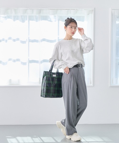 ROOTOTE(ルートート)の「ROOTOTE ルートート EU.アーキャトル.ラミネート-T(トートバッグ・レディース・レッド/ブラウン/ベージュ・FREE)」の6枚目の写真