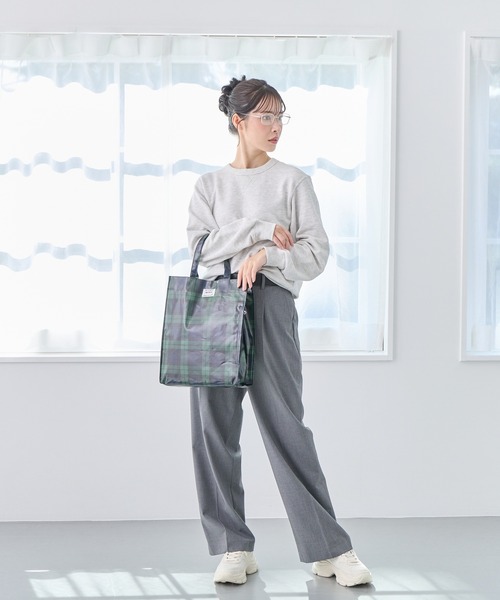 ROOTOTE(ルートート)の「ROOTOTE ルートート EU.アーキャトル.ラミネート-T(トートバッグ・レディース・レッド/ブラウン/ベージュ・FREE)」の7枚目の写真