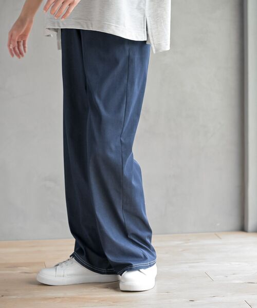 rps（アールピーエス）の「カットデニムイージーパンツ（デニムパンツ・レディース・サックスブルー/ネイビー/ブルー・フリー）」の9枚目の写真