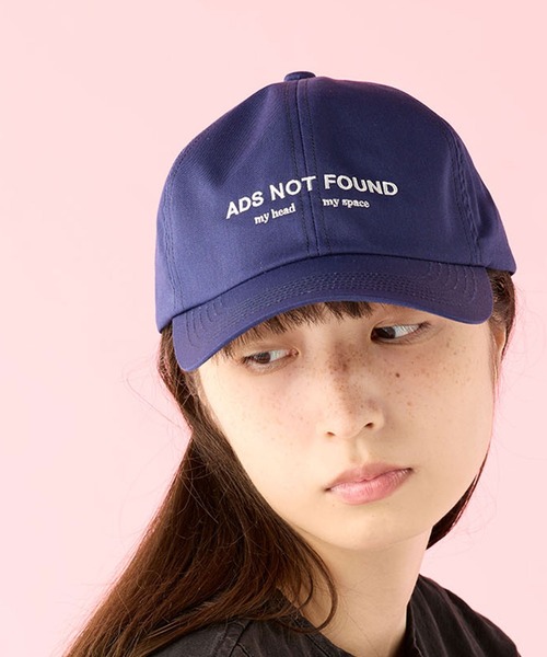 CPH（シーピーエイチ）の「6 PANEL CAP / ADS NOT FOUND（キャップ・レディース・ネイビー/ブラック/ブラウン・FREE）」の3枚目の写真