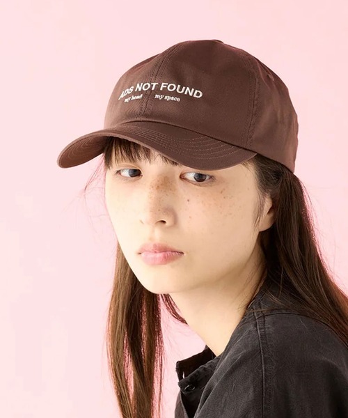 CPH（シーピーエイチ）の「6 PANEL CAP / ADS NOT FOUND（キャップ・レディース・ネイビー/ブラック/ブラウン・FREE）」の2枚目の写真