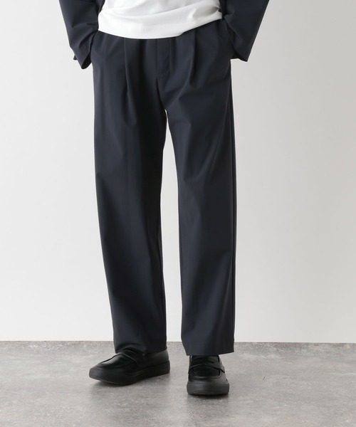 GLOBAL WORK(グローバルワーク)の「イージーケアストレッチ/テーパードパンツ/638679(その他パンツ・メンズ・ブラウン/ネイビー・SMALL/MEDIUM/LARGE)」の1枚目の写真