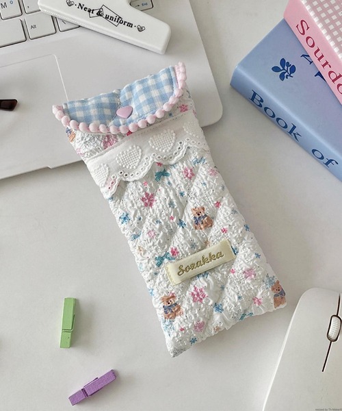 VIBGYOR(ヴィブジョー)の「Liaa/アニマル柄 レース ペンケース メガネケース A18772(ポーチ・レディース・その他5/その他3/その他2/その他1/その他4・FREE)」の3枚目の写真