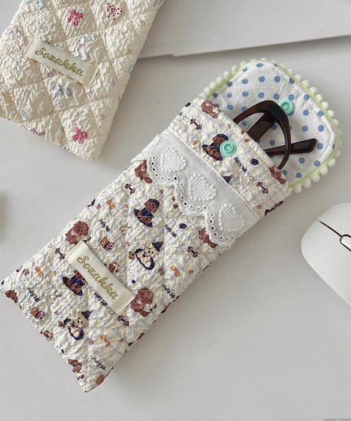 VIBGYOR(ヴィブジョー)の「Liaa/アニマル柄 レース ペンケース メガネケース A18772(ポーチ・レディース・その他5/その他3/その他2/その他1/その他4・FREE)」の12枚目の写真
