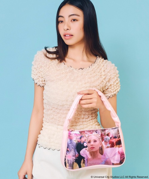 Casselini(キャセリーニ)の「Casselini(キャセリーニ)【WICKED× Casselini】ワンハンドルフォトバッグ(ハンドバッグ・レディース・ブラック/ピンク・FREE)」の7枚目の写真