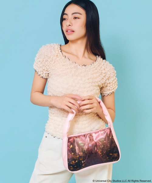 Casselini(キャセリーニ)の「Casselini(キャセリーニ)【WICKED× Casselini】ワンハンドルフォトバッグ(ハンドバッグ・レディース・ブラック/ピンク・FREE)」の11枚目の写真