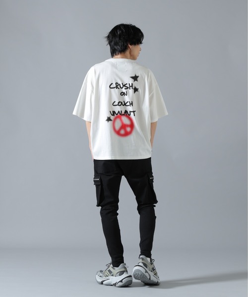 L.H.P(エルエイチピー)の「【WEB&DEPOT限定】UMLAUT/ウムラウト/CAT S/S TEE(Tシャツ/カットソー・メンズ・ホワイト/ブラック・L/M)」の7枚目の写真