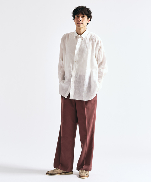 417 EDIFICE（フォーワンセブンエディフィス）の「Pクレープ イージースラックス（スラックス・メンズ・チャコールグレー/ブラウン/ホワイト系その他/ブラック・LARGE/MEDIUM/SMALL）」の18枚目の写真