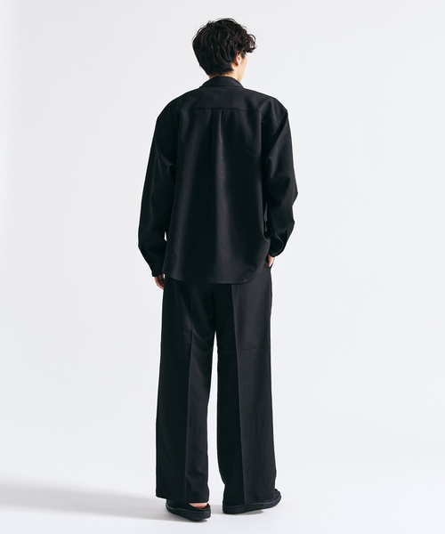 417 EDIFICE（フォーワンセブンエディフィス）の「Pクレープ イージースラックス（スラックス・メンズ・チャコールグレー/ブラウン/ホワイト系その他/ブラック・LARGE/MEDIUM/SMALL）」の21枚目の写真