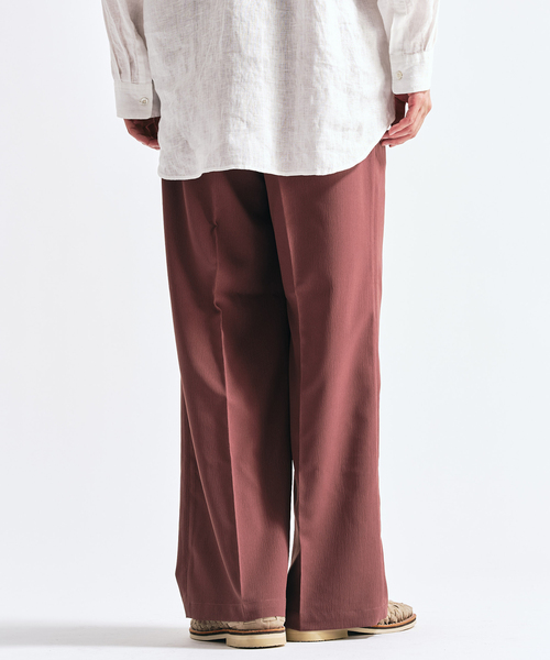 417 EDIFICE（フォーワンセブンエディフィス）の「Pクレープ イージースラックス（スラックス・メンズ・チャコールグレー/ブラウン/ホワイト系その他/ブラック・LARGE/MEDIUM/SMALL）」の10枚目の写真