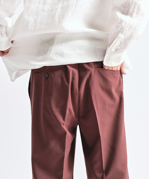 417 EDIFICE（フォーワンセブンエディフィス）の「Pクレープ イージースラックス（スラックス・メンズ・チャコールグレー/ブラウン/ホワイト系その他/ブラック・LARGE/MEDIUM/SMALL）」の13枚目の写真