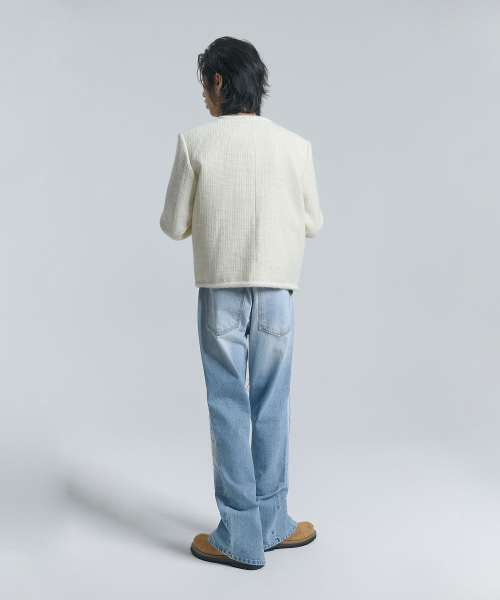 TEN PAST SEVEN(テン ファスト セブン)の「オールブラッシュパッチワークデニムパンツ(デニムパンツ・メンズ・その他・SMALL/MEDIUM/LARGE)」の3枚目の写真