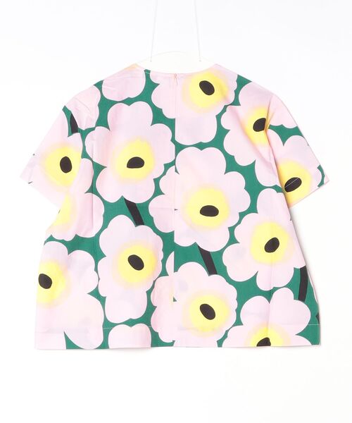 marimekko（マリメッコ）の「Huojunta Unikko / T-shirt（シャツ/ブラウス・レディース・ライトピンク・38/36/40）」の5枚目の写真