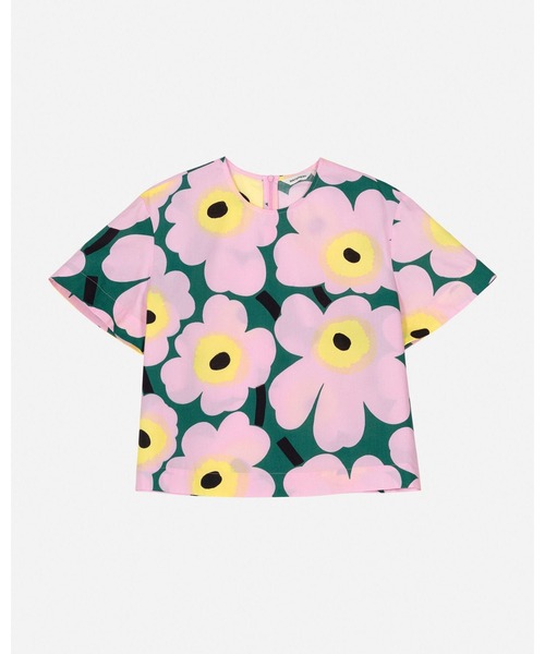 marimekko（マリメッコ）の「Huojunta Unikko / T-shirt（シャツ/ブラウス・レディース・ライトピンク・38/36/40）」の6枚目の写真