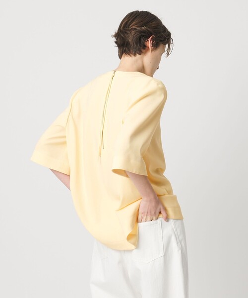 AEWEN MATOPH（イウエン マトフ）の「＜AEWEN MATOPH＞ショルダーパッド Tブラウス ‐ ウォッシャブル ‐（シャツ/ブラウス・レディース・イエロー/ブラック・FREE）」の11枚目の写真