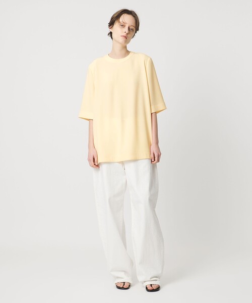 AEWEN MATOPH（イウエン マトフ）の「＜AEWEN MATOPH＞ショルダーパッド Tブラウス ‐ ウォッシャブル ‐（シャツ/ブラウス・レディース・イエロー/ブラック・FREE）」の12枚目の写真