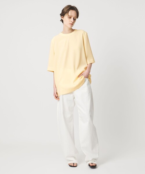 AEWEN MATOPH（イウエン マトフ）の「＜AEWEN MATOPH＞ショルダーパッド Tブラウス ‐ ウォッシャブル ‐（シャツ/ブラウス・レディース・イエロー/ブラック・FREE）」の13枚目の写真