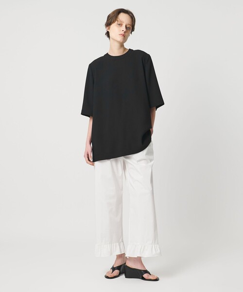 AEWEN MATOPH（イウエン マトフ）の「＜AEWEN MATOPH＞ショルダーパッド Tブラウス ‐ ウォッシャブル ‐（シャツ/ブラウス・レディース・イエロー/ブラック・FREE）」の5枚目の写真