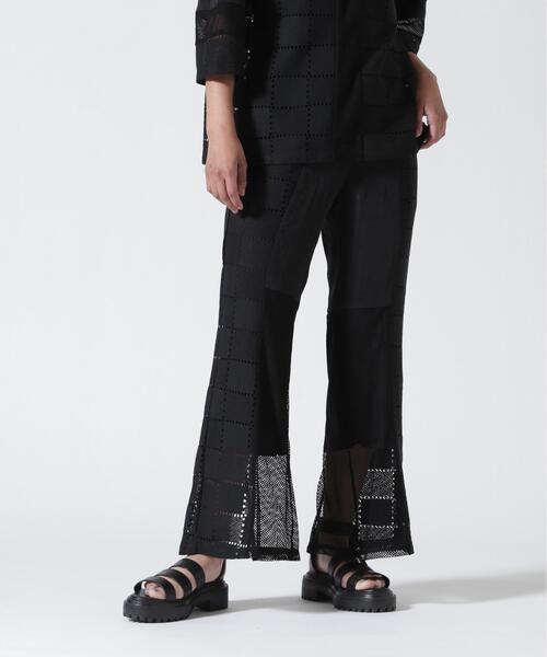 AULA AILA（アウラアイラ）の「AULA AILA/アウラアイラ/SQUARE LACE PANTS SET（その他パンツ・レディース・ホワイト/ブラック・0）」の3枚目の写真