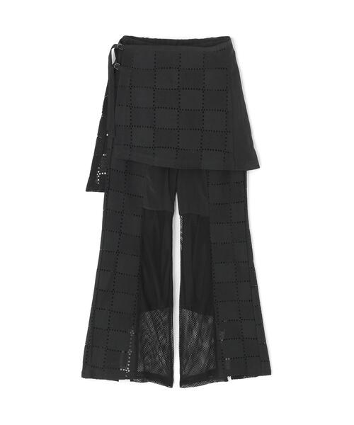 AULA AILA（アウラアイラ）の「AULA AILA/アウラアイラ/SQUARE LACE PANTS SET（その他パンツ・レディース・ホワイト/ブラック・0）」の8枚目の写真
