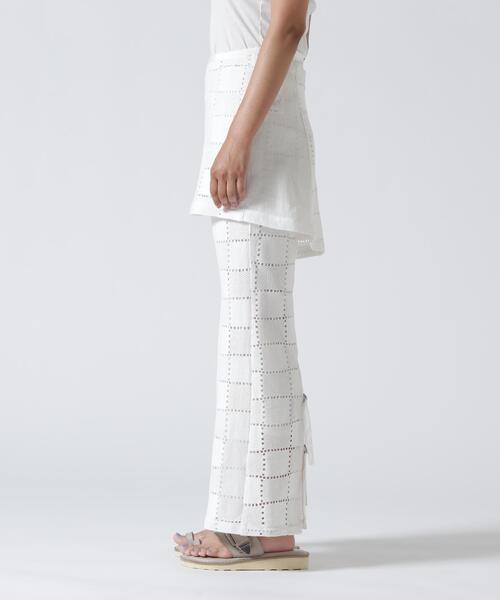 AULA AILA（アウラアイラ）の「AULA AILA/アウラアイラ/SQUARE LACE PANTS SET（その他パンツ・レディース・ホワイト/ブラック・0）」の15枚目の写真