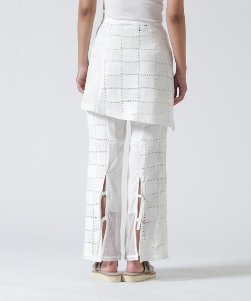 AULA AILA（アウラアイラ）の「AULA AILA/アウラアイラ/SQUARE LACE PANTS SET（その他パンツ・レディース・ホワイト/ブラック・0）」の16枚目の写真